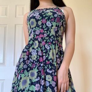 Abercrombie floral summer dress with back details